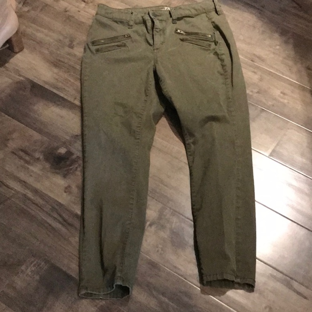 Green cargo  jeans
